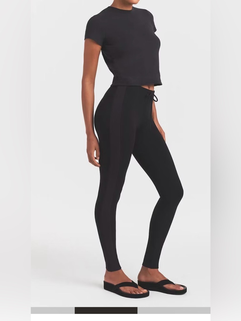 SKIMS Outdoor High Waisted Legging Onyx Black Size Small S